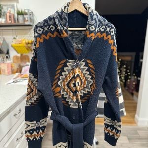 Used Men’s Zara Jacquard Cardigan Medium